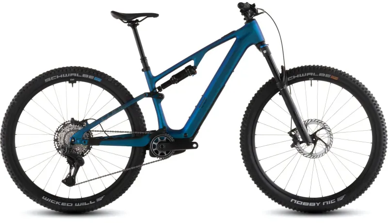 Cube AMS Hybrid one44 c:68x SLX 400x eMountain Bike in Nebula/Black