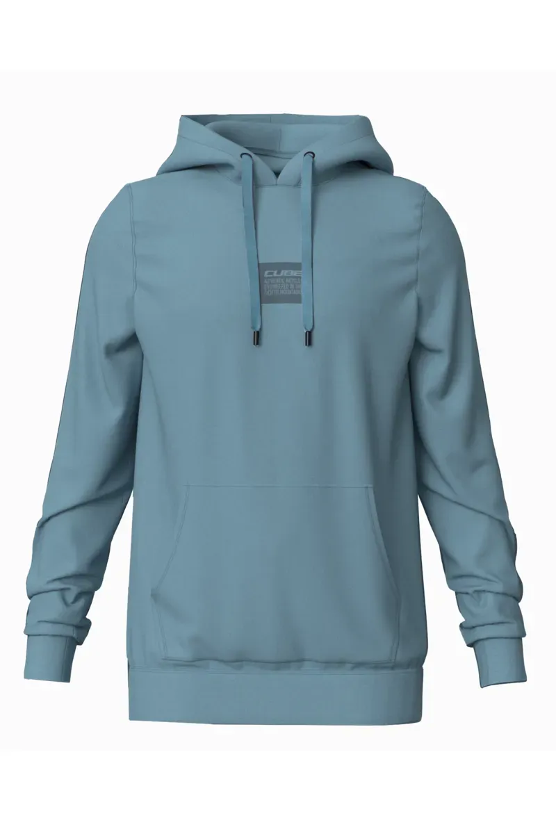 Cube Organic Hoodie Roots in Blue