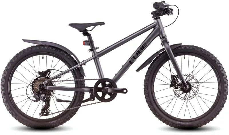 Cube Acid 200 Disc All-Road Kids Bike In Grey/Flash