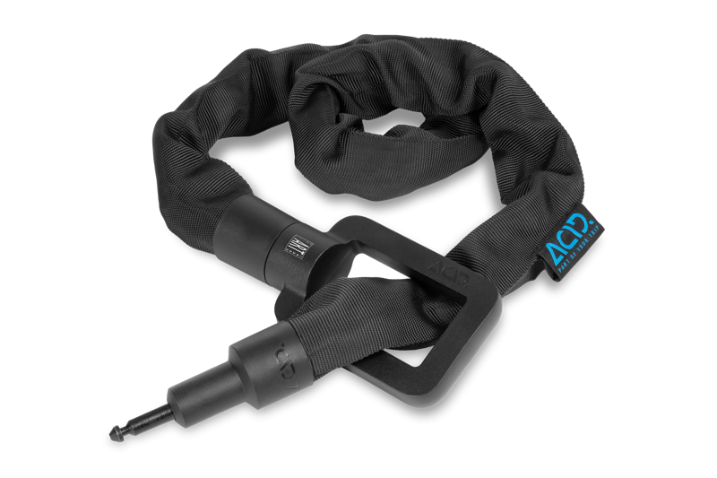 Acid Latch 6078 Solid 100 Chain Extension in Black