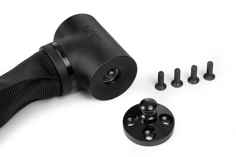 Acid Solid Pro K120 Cargo Chain Lock in Black-3