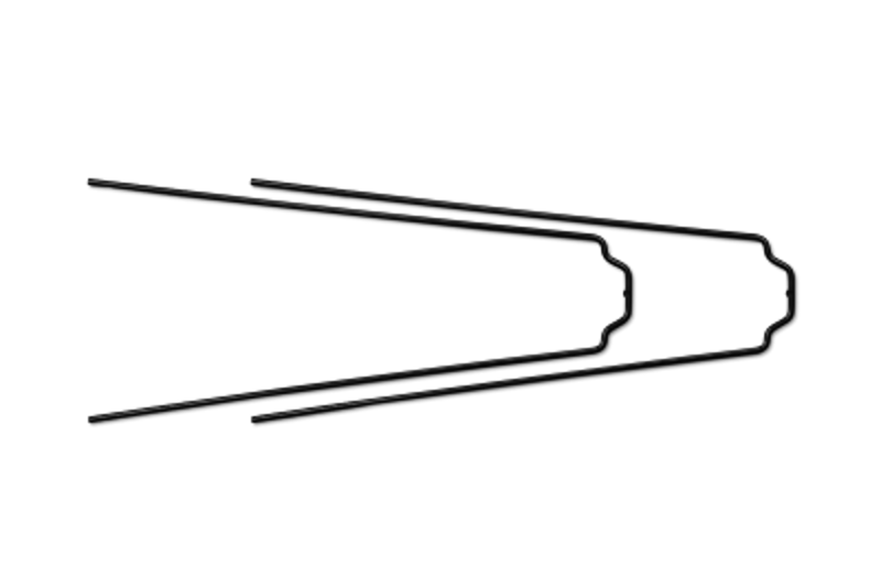 Acid 56 28in 2.0 Mudguard Stays Set in Black