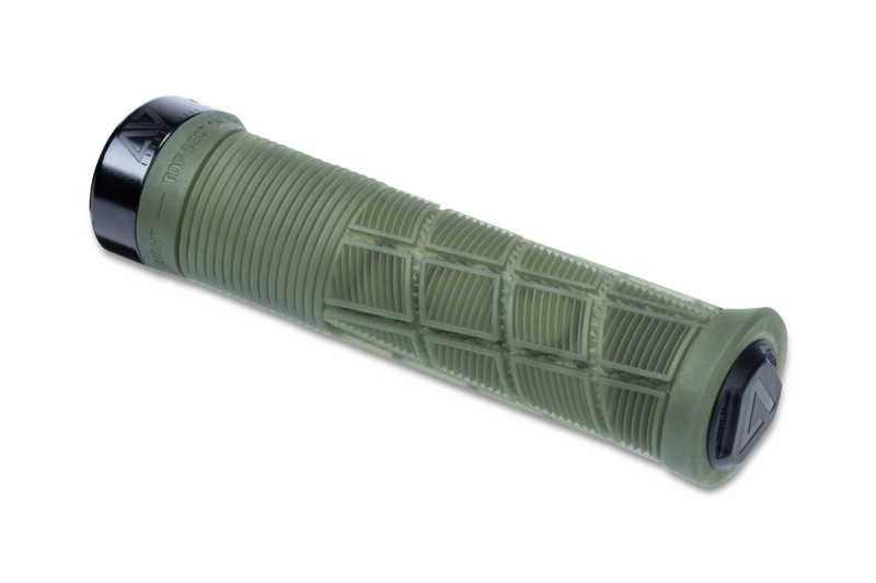 Acid Disrupt Grips in Translucent Olive