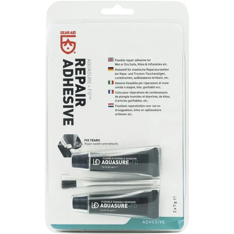 Gear Aid Aquasure +Fd 2X7G Repair Adhesive