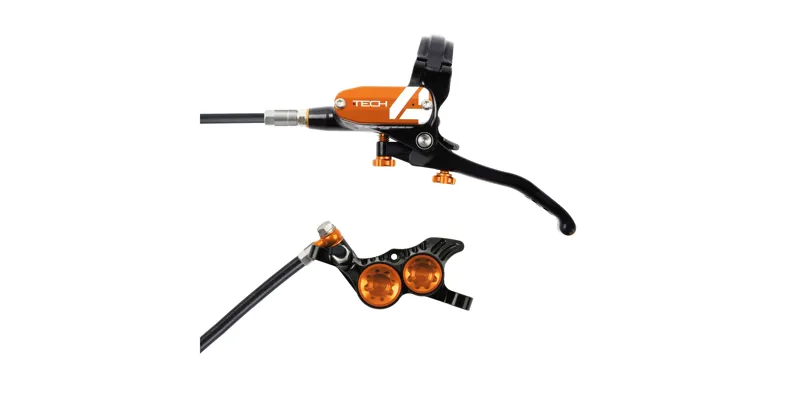 Hope Tech 4 V4 Brakes - Black/Orange