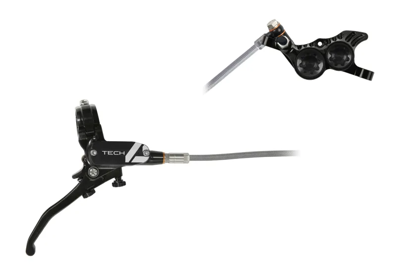 Tech 4 V4 Brakes - Black/Black - BRAIDED-1