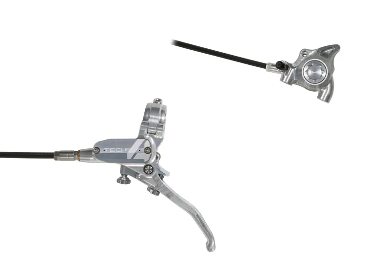 Hope Tech 4 X2 Brakes - Flatmount -Silver/Silver