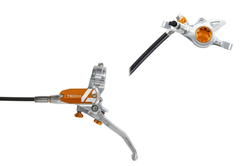 Hope Tech 4 X2 Brakes - Silver/Orange