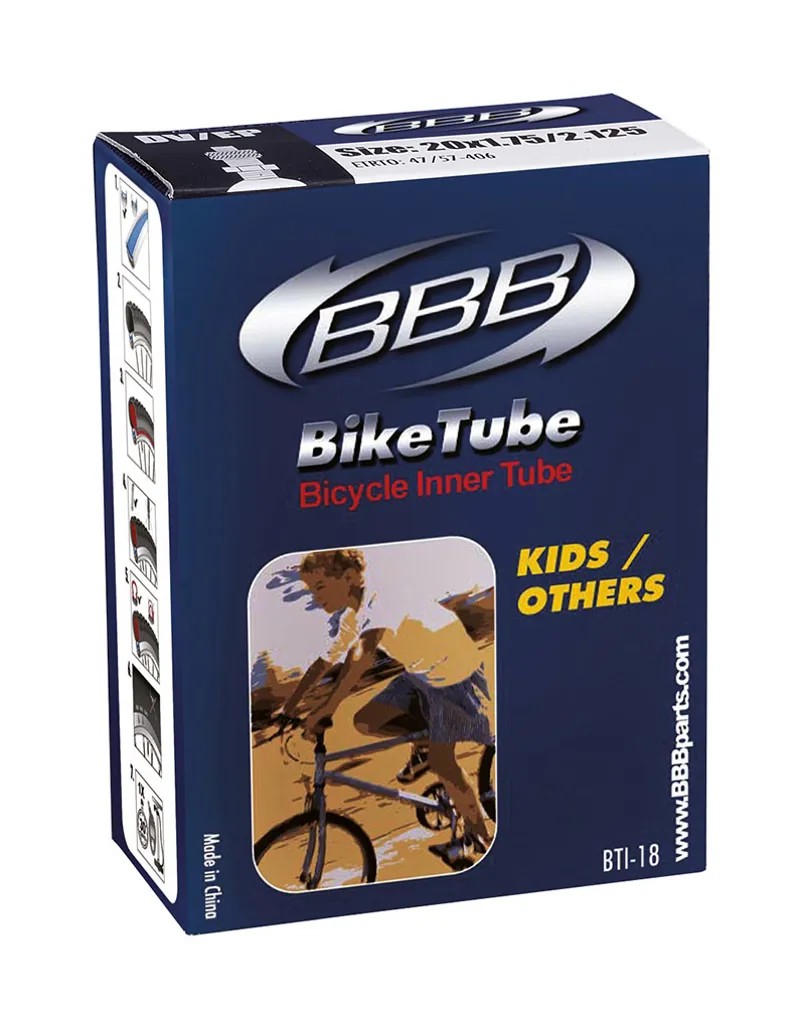 BBB BikeTube 20in x 1 Inner Tube in Black