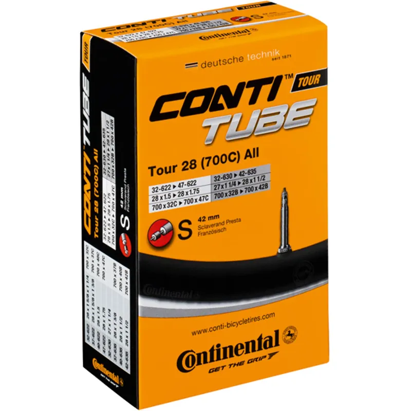 Continental Tour Inner Tube - Schrader Valve