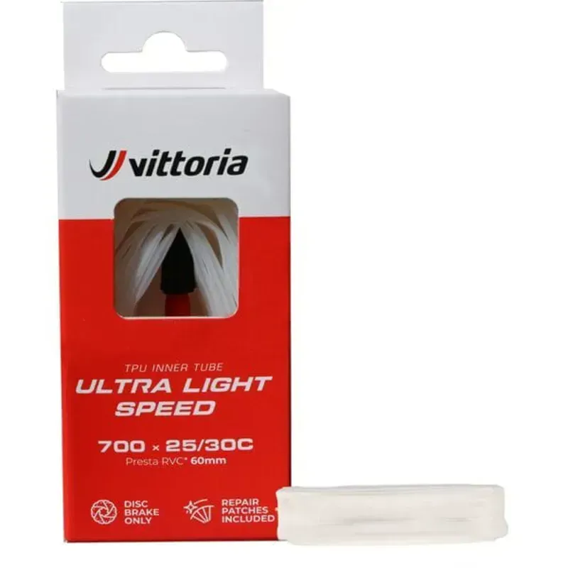 Vittoria Ultra Light Speed 700x25-30c TPU Inner Tube in Black