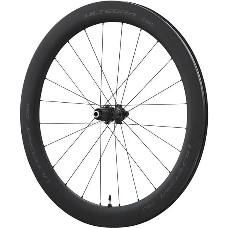 Shimano WH-R8170-C60-TL Ultegra Disc Carbon Clincher Front Wheel - 60mm - 12x100 mm