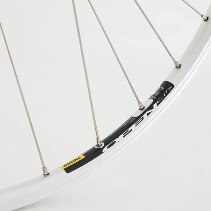 M:Part 700c Front Wheel - RS400 Hub Mavic Open Elite Rim - Silver-2