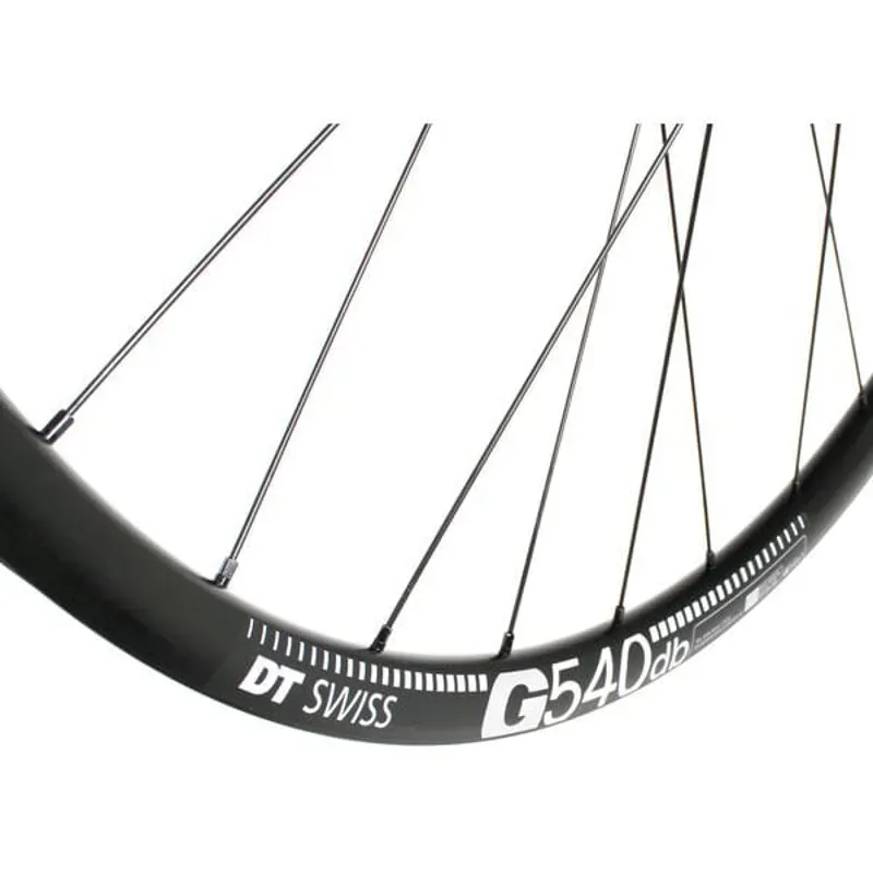 M:Part 700c Gravel Front Wheel - DT 370 CL Hub G 540 Rim TLR-3