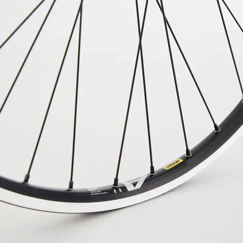 M:Part 700c Hybrid Rear Wheel - Deore Hub - Mavic A319 Rim - Black-2