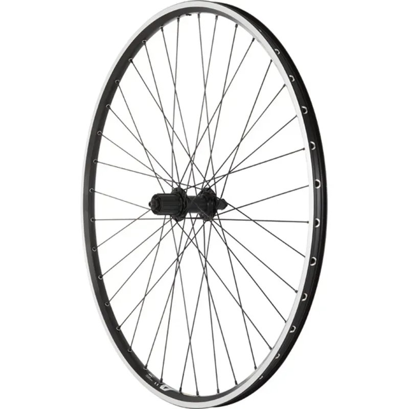 M:Part 700c Hybrid Rear Wheel - Deore Hub - Mavic A319 Rim - Black-3
