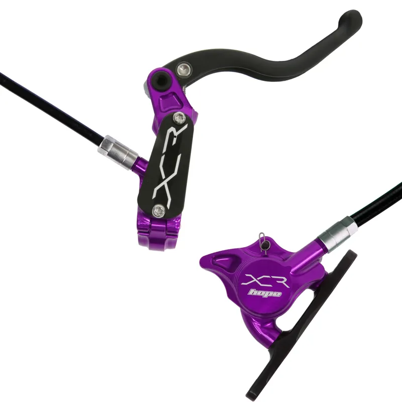 Hope XCR Pro X2 FlatMount Brakes - Purple-1