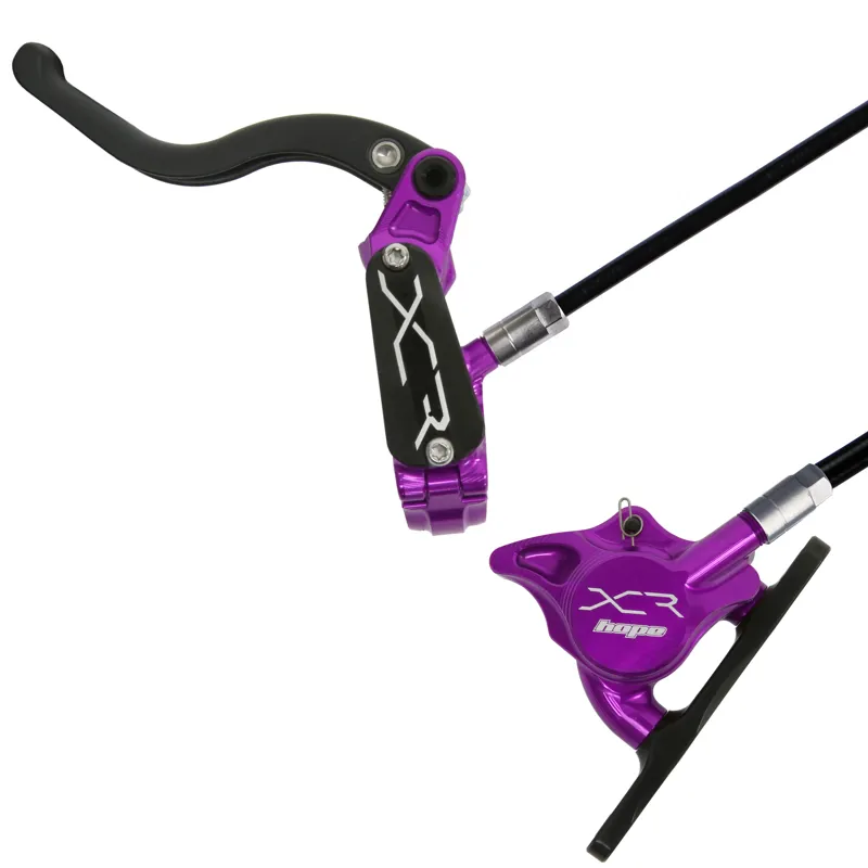 Hope XCR Pro X2 FlatMount Brakes - Purple