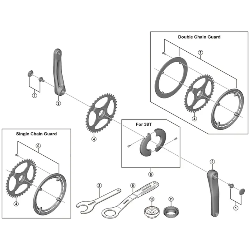 Shimano FC-E5000 Crank Arm-1